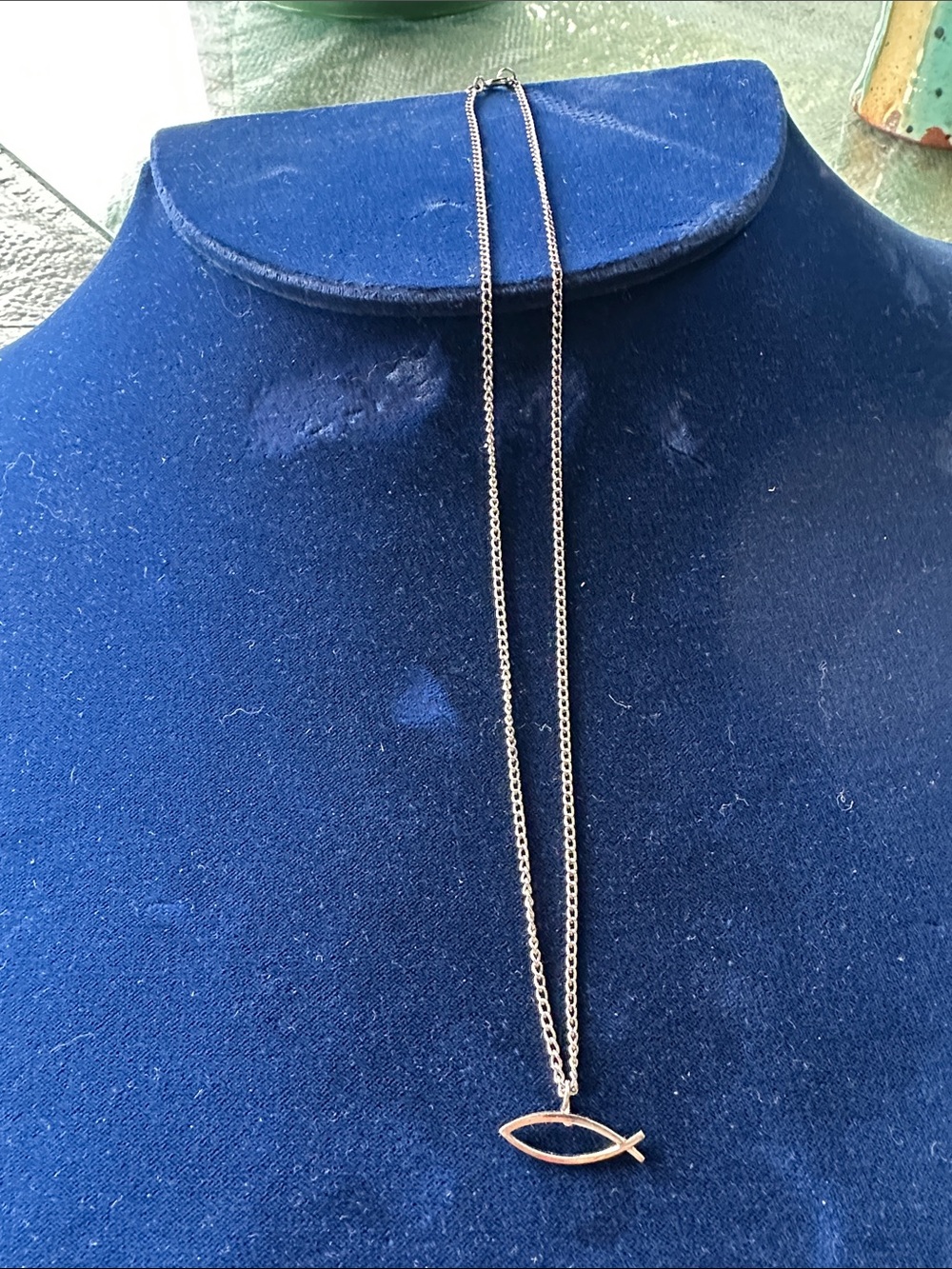 Silver Fish Pendant Necklace in Silver - Women's Jewelry*